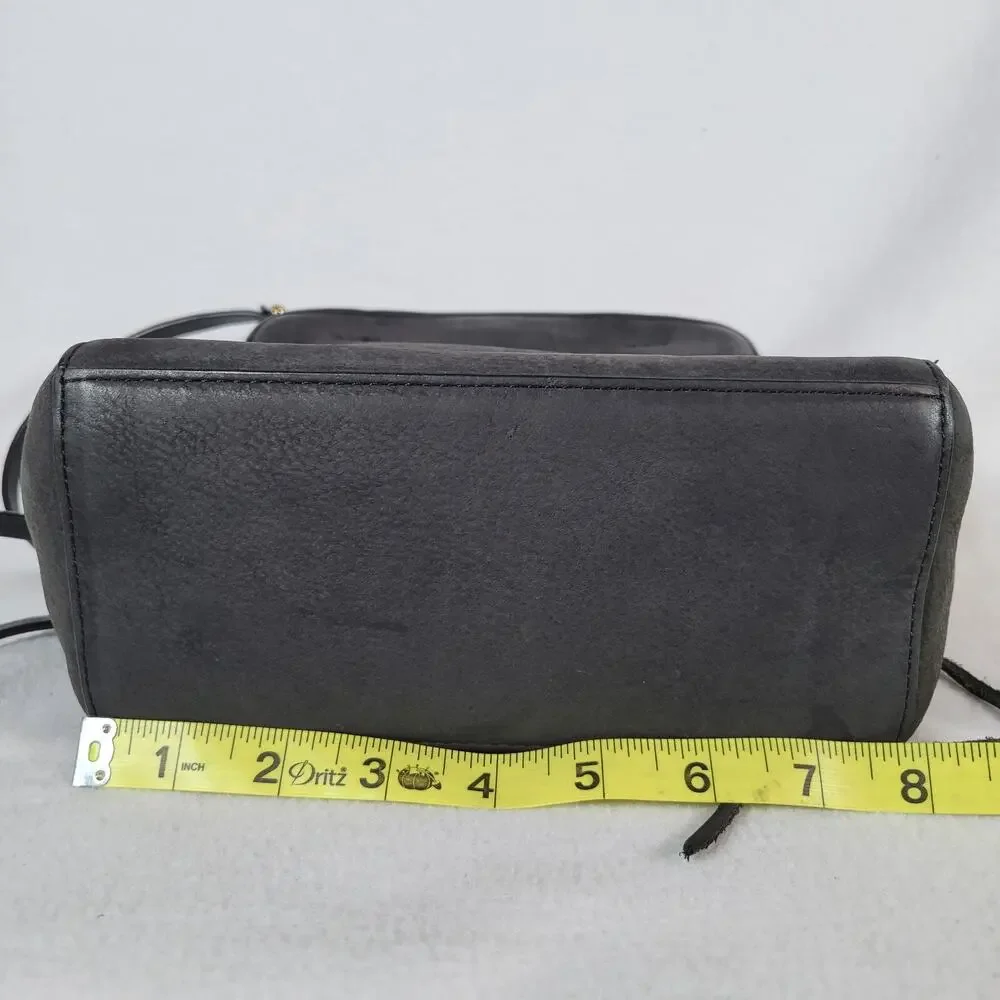 Rebecca Minkoff Womens Micro Avery Shoulder Bag Black Pebble Leather Biker Punk - Picture 12 of 13